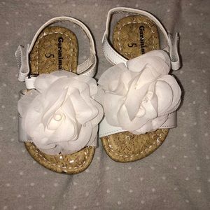Gently worn summer sandals size 5T.